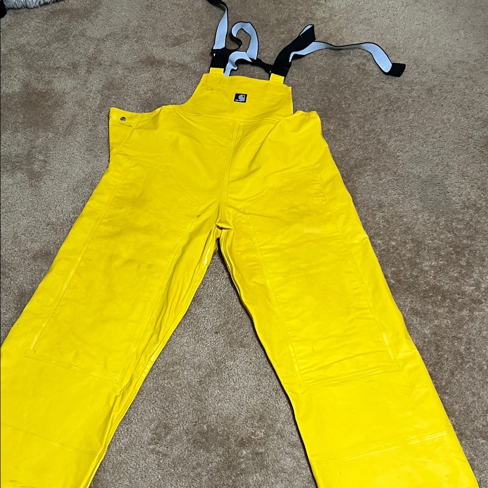 Carhartt Bright Yellow Bib Overalls